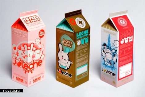 Молоко вдвойне вкусней, если оно в необычной упаковке. Обзор молочных упаковок, часть вторая