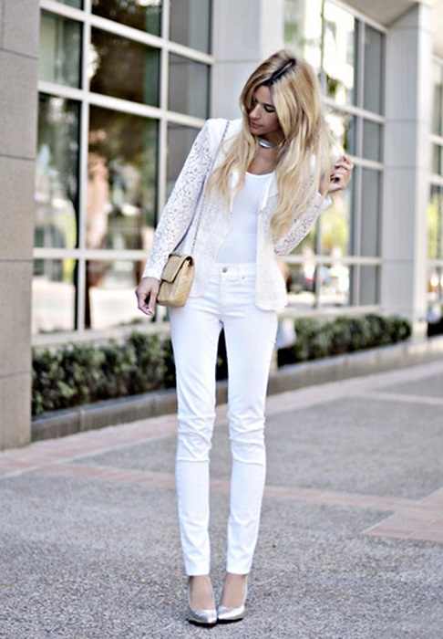 Белая одежда сделает любой образ более дорогим