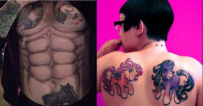 15 очень странных татуировок