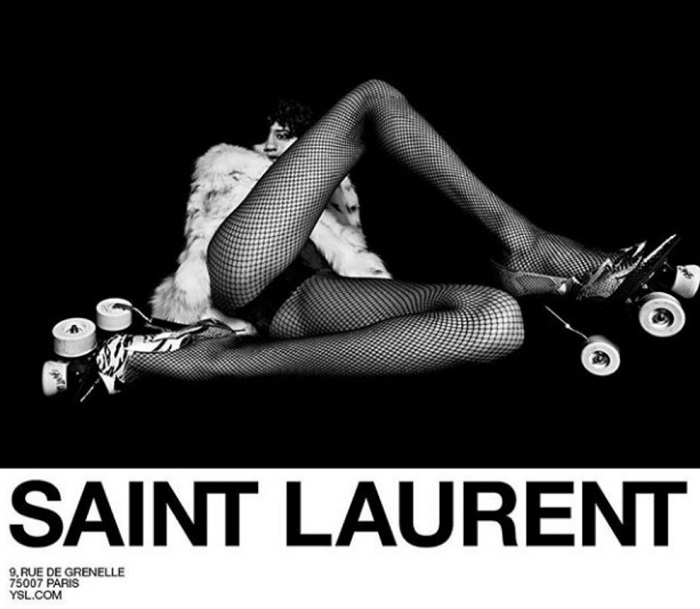 Обувь с настоящими роликовыми колесами от Saint Laurent поразила сеть.