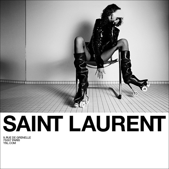 Некоторые изменения не обошли и женские сапожки от Saint Laurent 