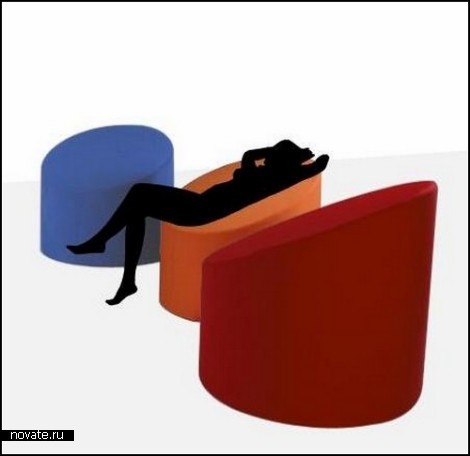 Кресла в *столбике*. Мебель от Джузеппе Раймонди (Giuseppe Raimondi)