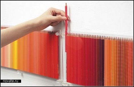Цветные карандаши, или дизайнерское решение декора стен?