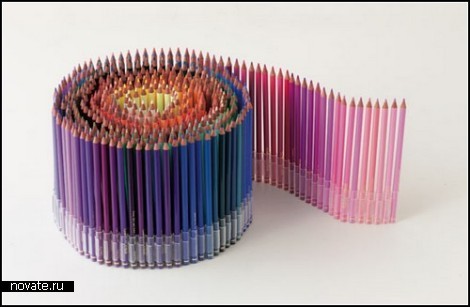 Цветные карандаши, или дизайнерское решение декора стен?