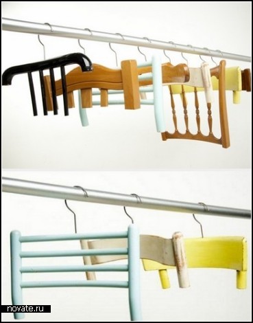 Abitudini Hangers. Вешалки из бывших стульев