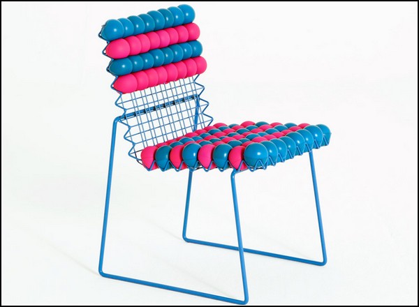 Стул AntiStress Chair из разноцветных мячиков