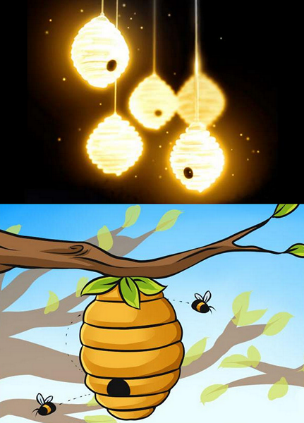Beehive lamp. Лампа-улей от Mateusz Chmura