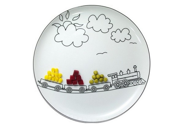 Детские тарелки Transportation plates от Богуслава Сливинского