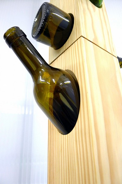 Bottle Coat Rack: вешалка из пустых бутылок от Даниэлы Крус (Daniela Cruz)