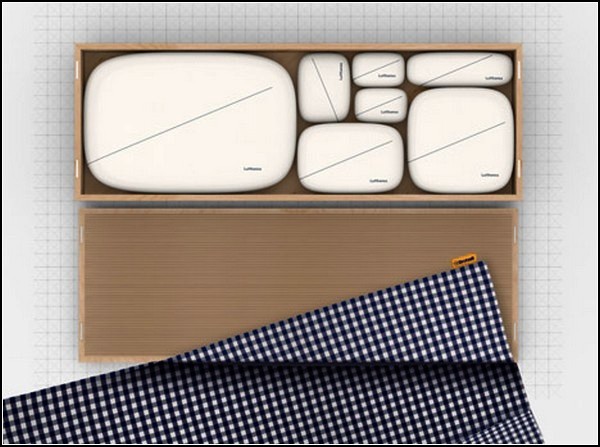 Brotzeit, концепт посуды-упаковки для еды в самолете