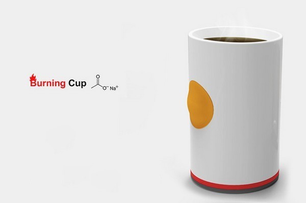 Burning Cup, инновационная кружка с теплоаккумулятором