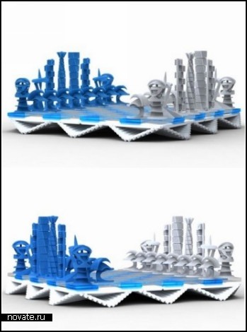 Архитектурные шахматы Calatrava Chess Set
