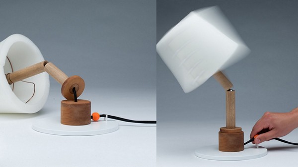 Collapse Lamp: светильник, который разваливается на глазах