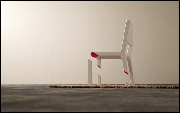 Порубленный стульчик Cut Chair