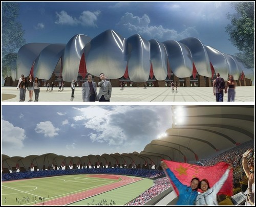 Проект Datong Sports Park для исторической части китайского города Датунг