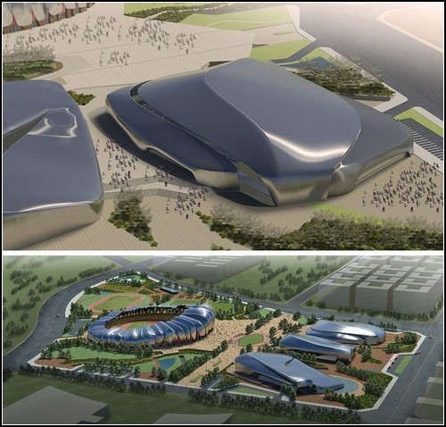 Проект Datong Sports Park для исторической части китайского города Датунг