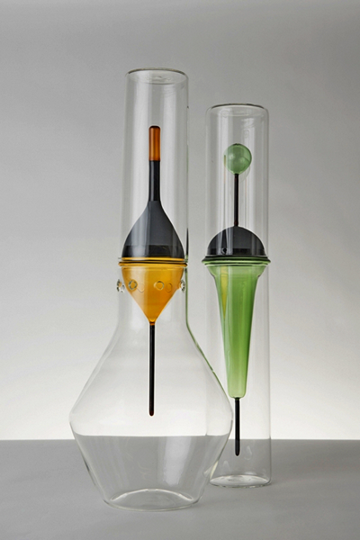 Deriva Glass Collection: стеклянные бокалы и графины с поплавком