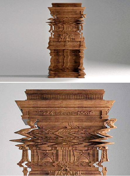 Good Vibrations Cabinet: необычный комод ручной работы от Ferruccio Laviani