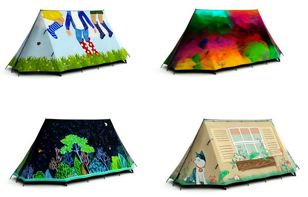 Креативные туристические палатки от FieldCandy