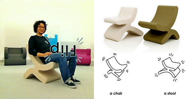 Двусторонние стулья-перевертыши Flip Series Chairs