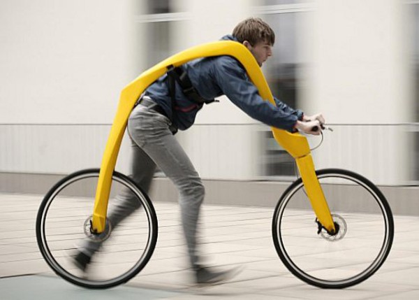 Странный концепт велосипеда-самоката  Fliz Bike