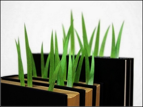 Зеленые травинки-закладки GreenMarker от Yuruliku Design