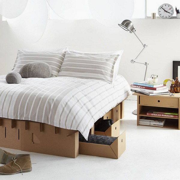 Мебель и аксессуары для дома, сделанные из картона