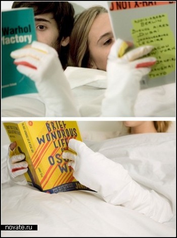 Одеяло с перчатками Happiness in bed
