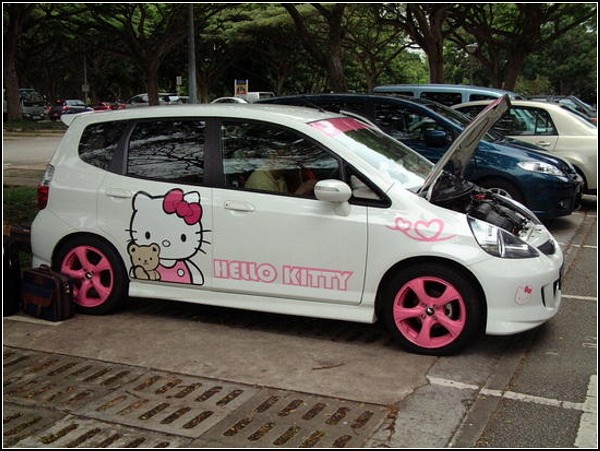 Hello Kitty на колесах