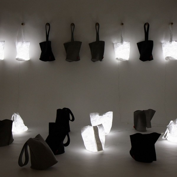 Стильные фетровые сумки-фонари Hobo Lanterns
