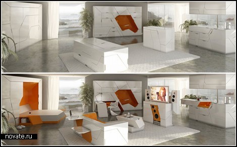 Концептуальная *мебель из коробки* от Rolands Landsbergs