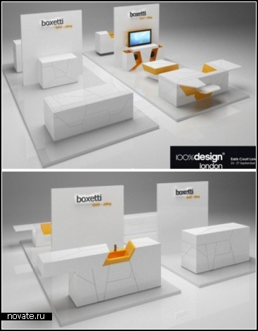 Концептуальная *мебель из коробки* от Rolands Landsbergs