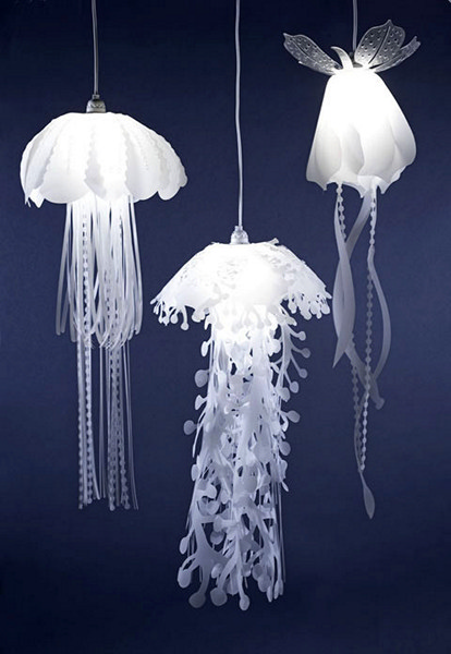 Лампы-медузы от Roxy Russell в коллекции Jellyfish Lamps