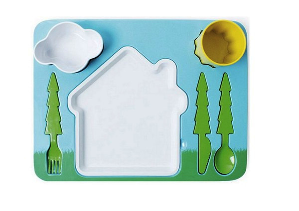 Landscape Dinner Set, пейзажная посуда для самых маленьких