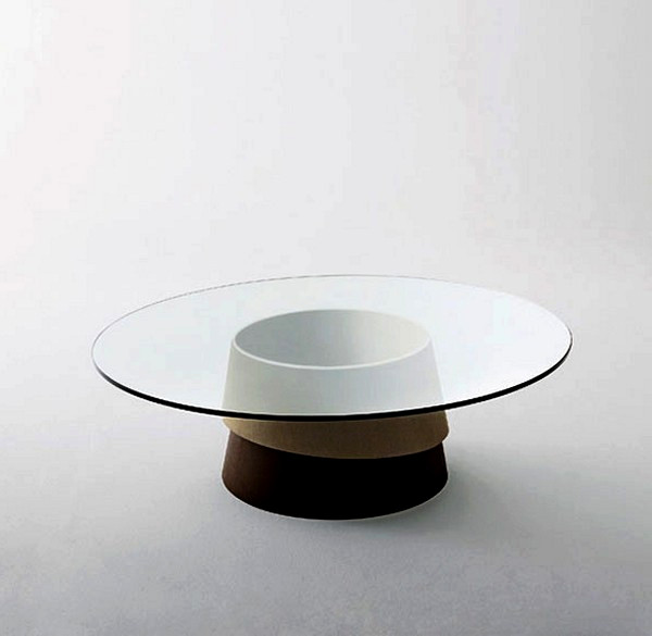 Table Layer, стильный и лаконичный журнальный стол на модульной ножке