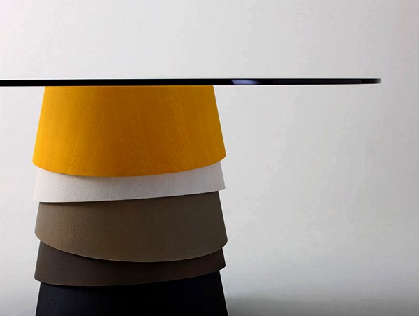 Table Layer, стильный и лаконичный журнальный стол на модульной ножке