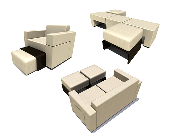 Модульный диван-трансформер Slot sofa