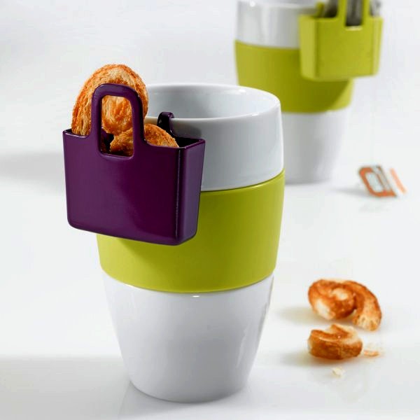 Mini Cup Carry-All, фирменная чайная чашка в комплекте с сумочкой для снеков
