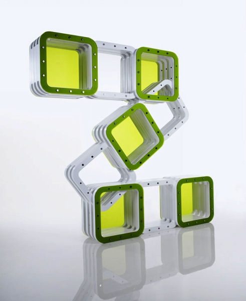 Шкаф-трансформер More System, *зеленая* мебель Джорджио Капоразо (Giorgio Caporaso)