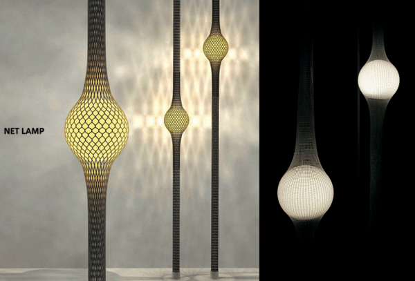 Net Lamp: лампа в сетке от Ryosuke Fukusada