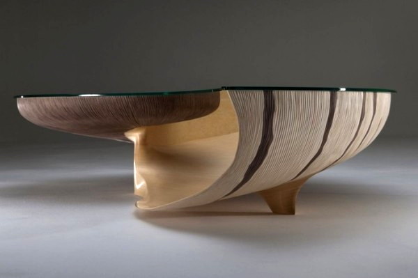 Экспериментальный стол-ракушка Nautilus от Марка Фиша (Marc Fish)
