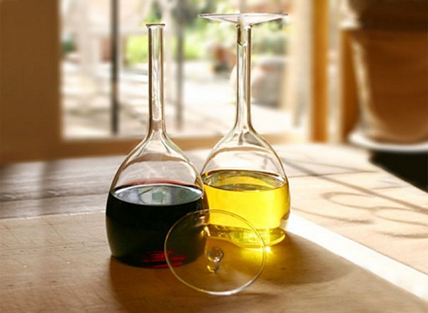Oil & Vinegar Set в виде перевернутого бокала