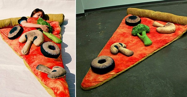 Спальный мешок Slice of Pizza в виде кусочка вегетарианской пиццы