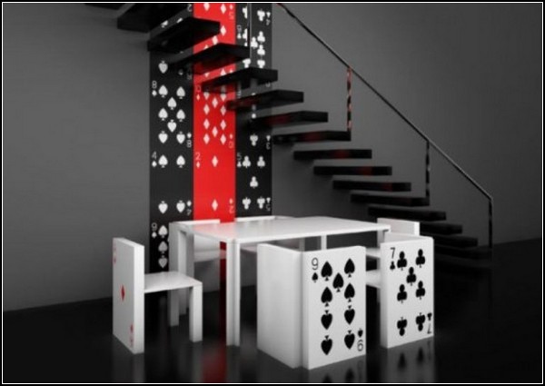 Poker Furniture, азартная мебель для игры в карты