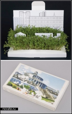 Postcarden. Миниатюрный сад в одной открытке.