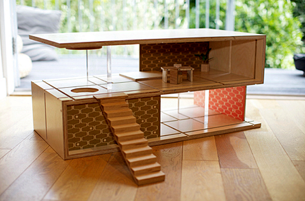 И мебель, и игрушка. Журнальный столик Qubis HAUS от Amy Whitworth