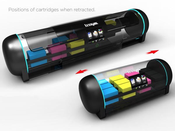 Retractable: удобный и компактный концепт раздвижного принтера 