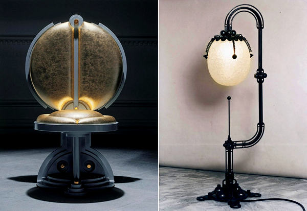 Лампы и мебель как произведение искусства. Дизайн Роберто Фаллани (Roberto Fallani)
