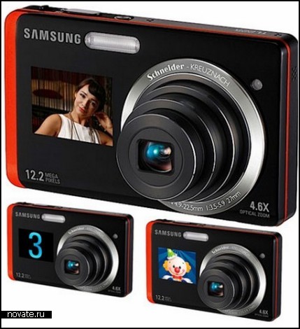 DualView Camera от Samsung. Фотоаппарат для съемки самого себя