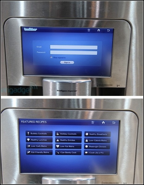 Samsung RF3289, холодильник со встроенным компьютером